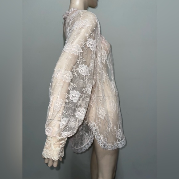 Pat Dahnke Lace Dolman Sleeve Jacket L - Picture 13 of 15
